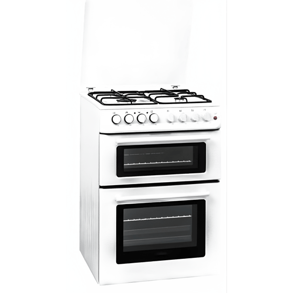 NORMANDE ND-66 White Gas Range Oven for Perfect Cooking
