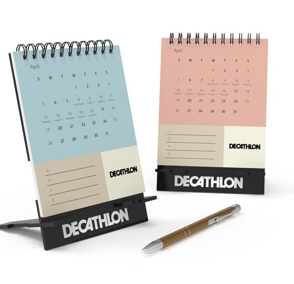 לוח שנה שולחני לספורטאים