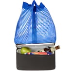 תיק חוף משולב עם צידנית קומפקטית