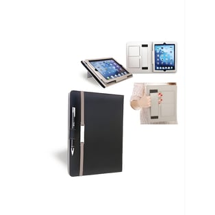 מכתביה לאייפד עם ידית נשיאה ומעמד נשלף וסגירת גומי