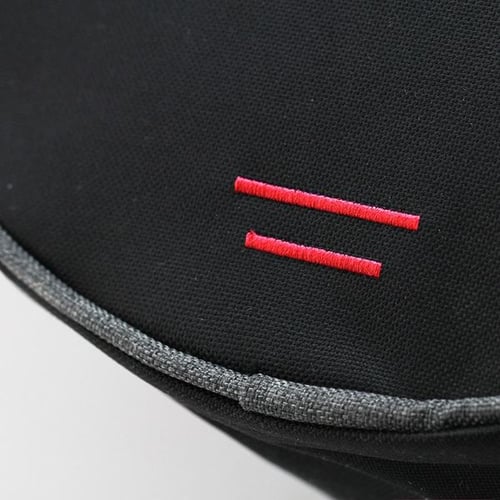 אפור מלאנג'/ שחור/ אדום