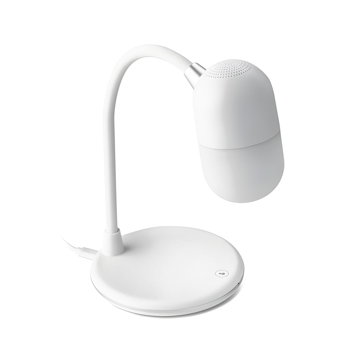 מנורת שולחן אלחוטית עם רמקול וקישוריות iPhone® ו-Android