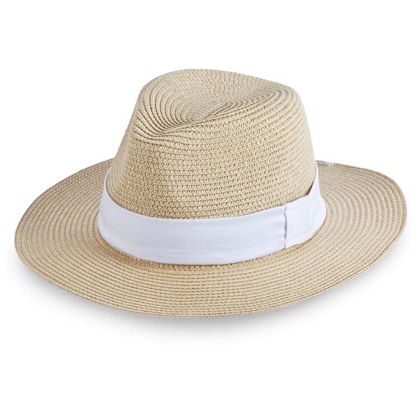 Stylish Panama Straw Hat with Wide Brim