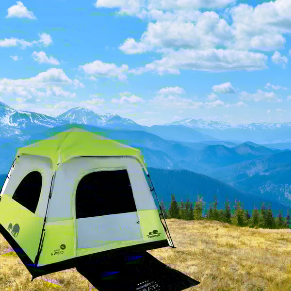 GoNature GN RAPID CABIN 4-Person Camping Tent