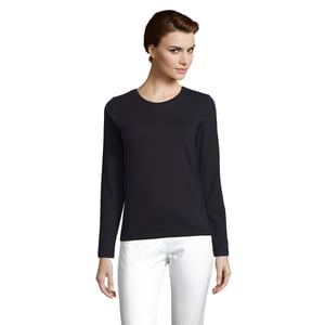 חולצת נשים עם שרוול ארוך 100% כותנה