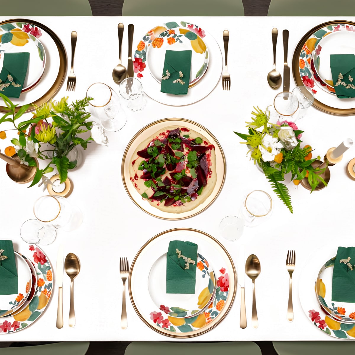 סט סכו"ם יוקרתי GOLD ל-6 סועדים - 24 חלקים מבית Naaman