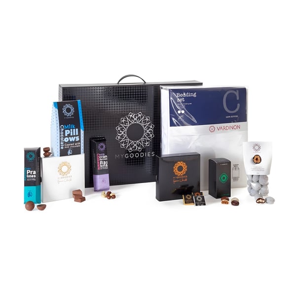 Luxury Cotton Bedding and Indulgent Sweets Set