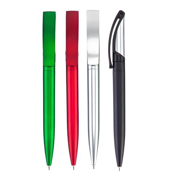 Luxury Ballpoint Pen with Twist Mechanism and Plastic Body - Ortal