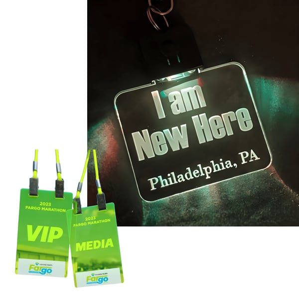 Acrylic Tags With/Without Neon