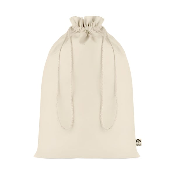 Large Organic Cotton Drawstring Gift Bag