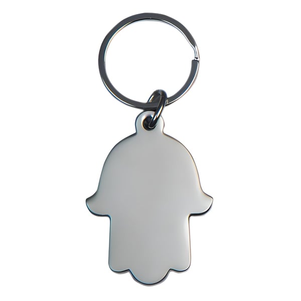 מחזיק מפתחות חמסה מעוצב עם ציפוי מט