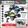 High-Speed RED FOX Racing Car 55 km/h 1:18
