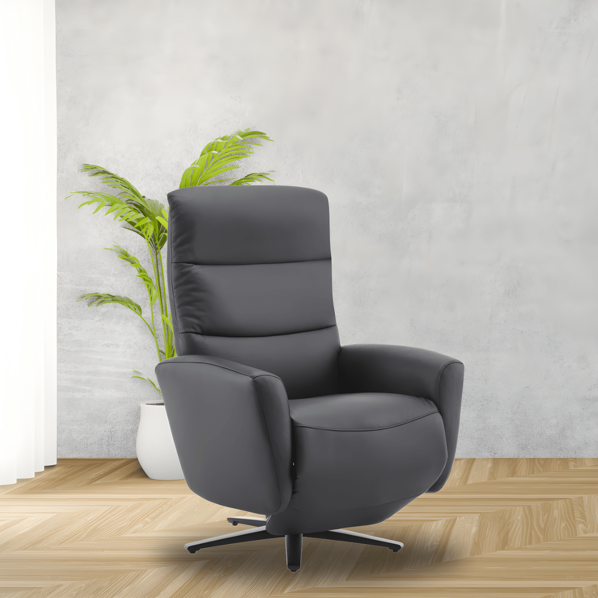 כורסא מתכווננת יוקרתית דגם BRC710 עם ריקליינר מבית MIRA