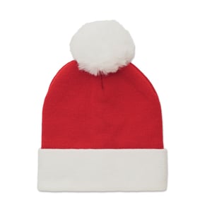 Men's Winter Knit Beanie with Pom-Pom
