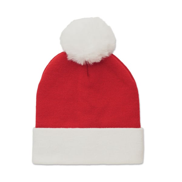 Men's Winter Knit Beanie with Pom-Pom