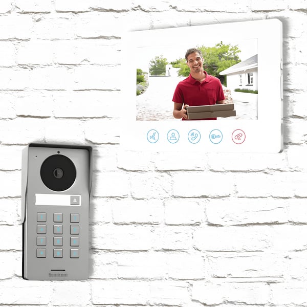 7" Video Intercom System for Home by SEMICOM