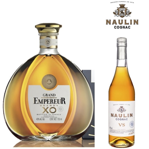 מארז פרימיום של קוניאק וברנדי צרפתי