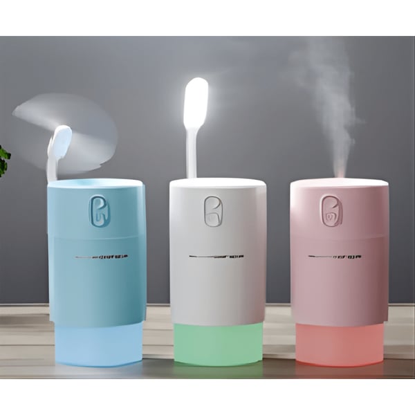 Scent Diffuser with Mist, Color Changing Lights, and Fan