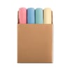 Colorful Chalk Set - 4 Vibrant Sticks