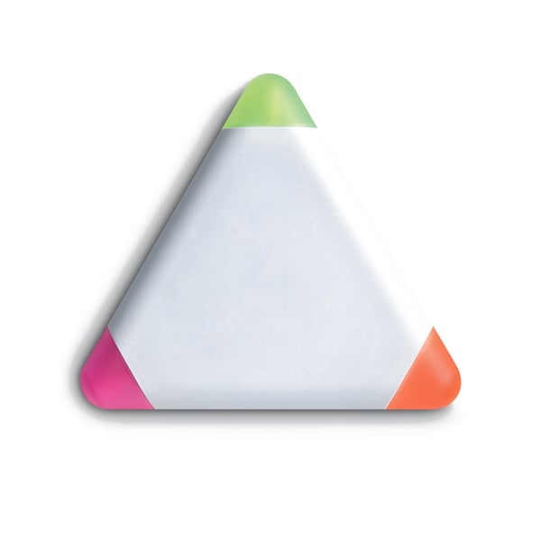 Vibrant Triangular Highlighter Set