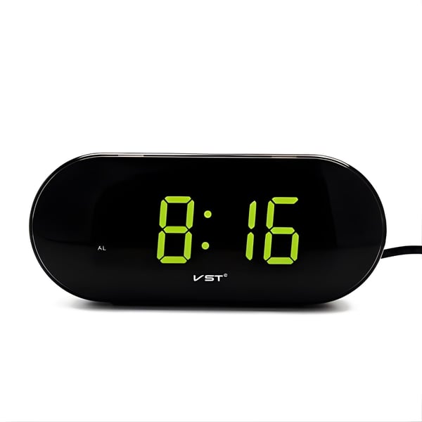Green Digital Desktop Alarm Clock