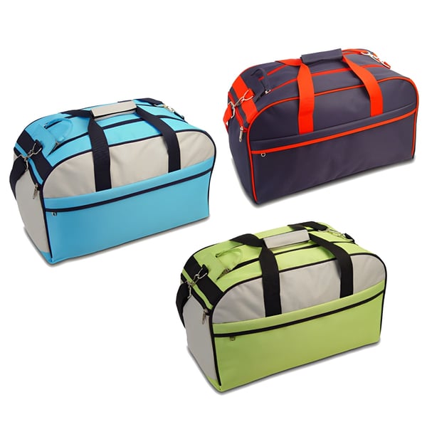 Durable Cordura Fabric Duffel Bag with Metal Accents