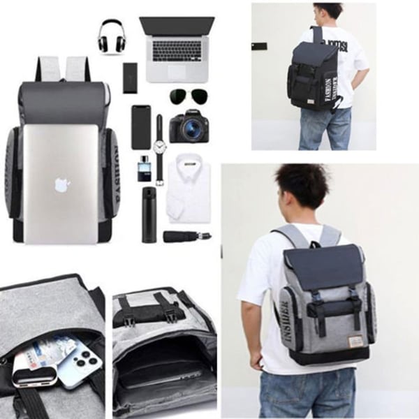 תיק גב אופנתי בצבע שחור לנוחות מקסימלית