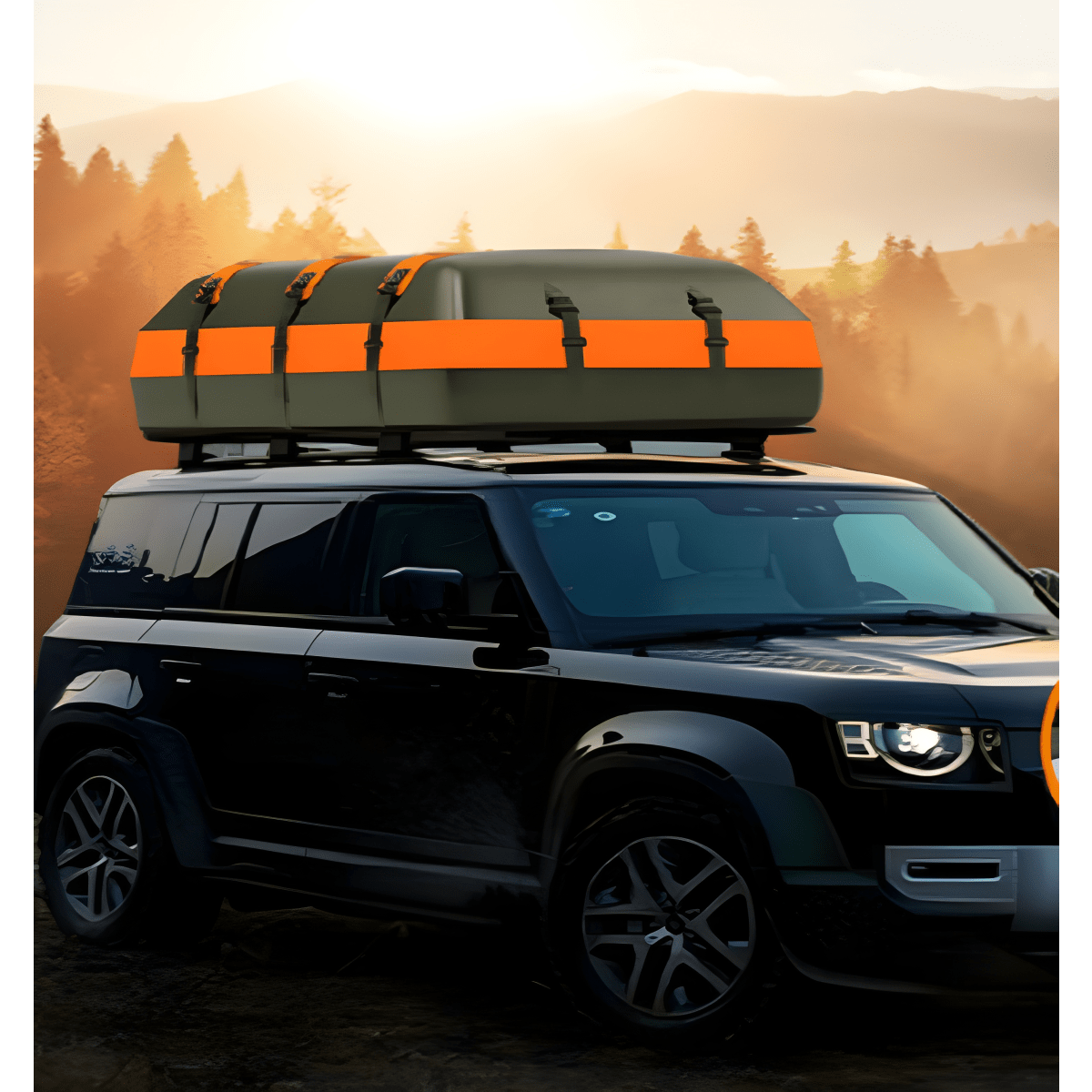 תיק גג לרכב בחסינות מים ושמש בנפח 600 ליטר מבית Sirius Living