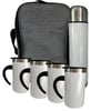 1 Liter Thermal Bottle with Cups - White NY-6500