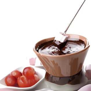 Indulgent Fondue Set with Premium Chocolate and Marshmallows