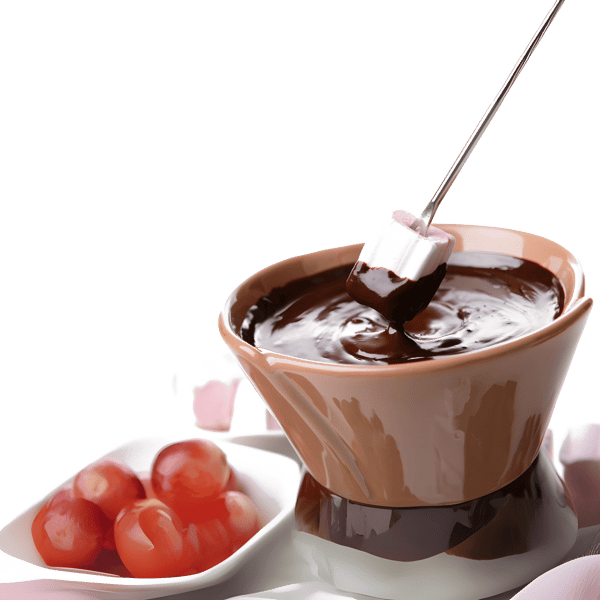 Indulgent Fondue Set with Premium Chocolate and Marshmallows