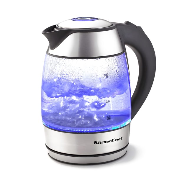 קומקום זכוכית Kitchenchef 1.8 ליטר - מתנה עסקית יוקרתית