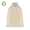 Large Cotton Bag with Drawstring Closure