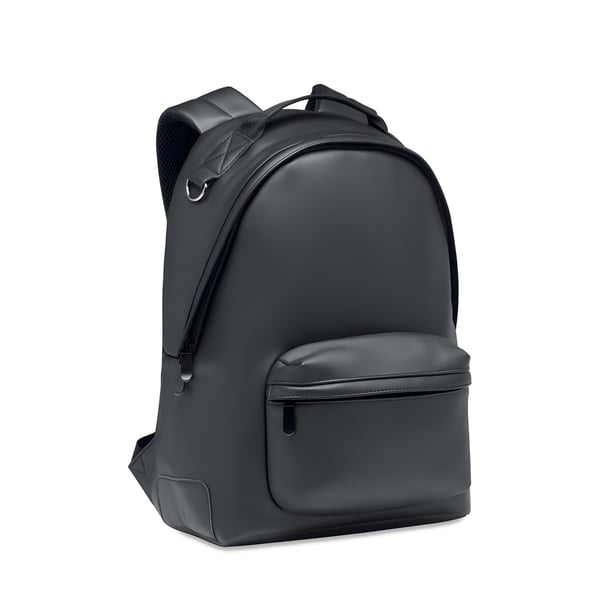 15-Inch Soft PU Laptop Backpack