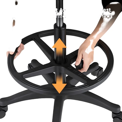 כסא מעבדה ארגונומי עם מושב עגול מבית LUMI