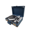 Portable Vinyl Turntable with Bluetooth – Luxury Suitcase Design