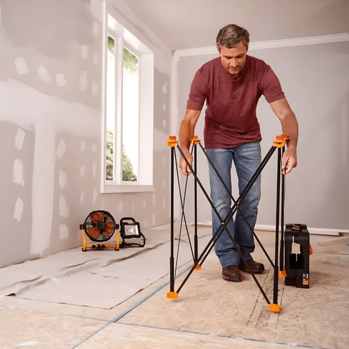 שולחן עבודה מתקפל קומפקטי WORX - רגלי פלדה