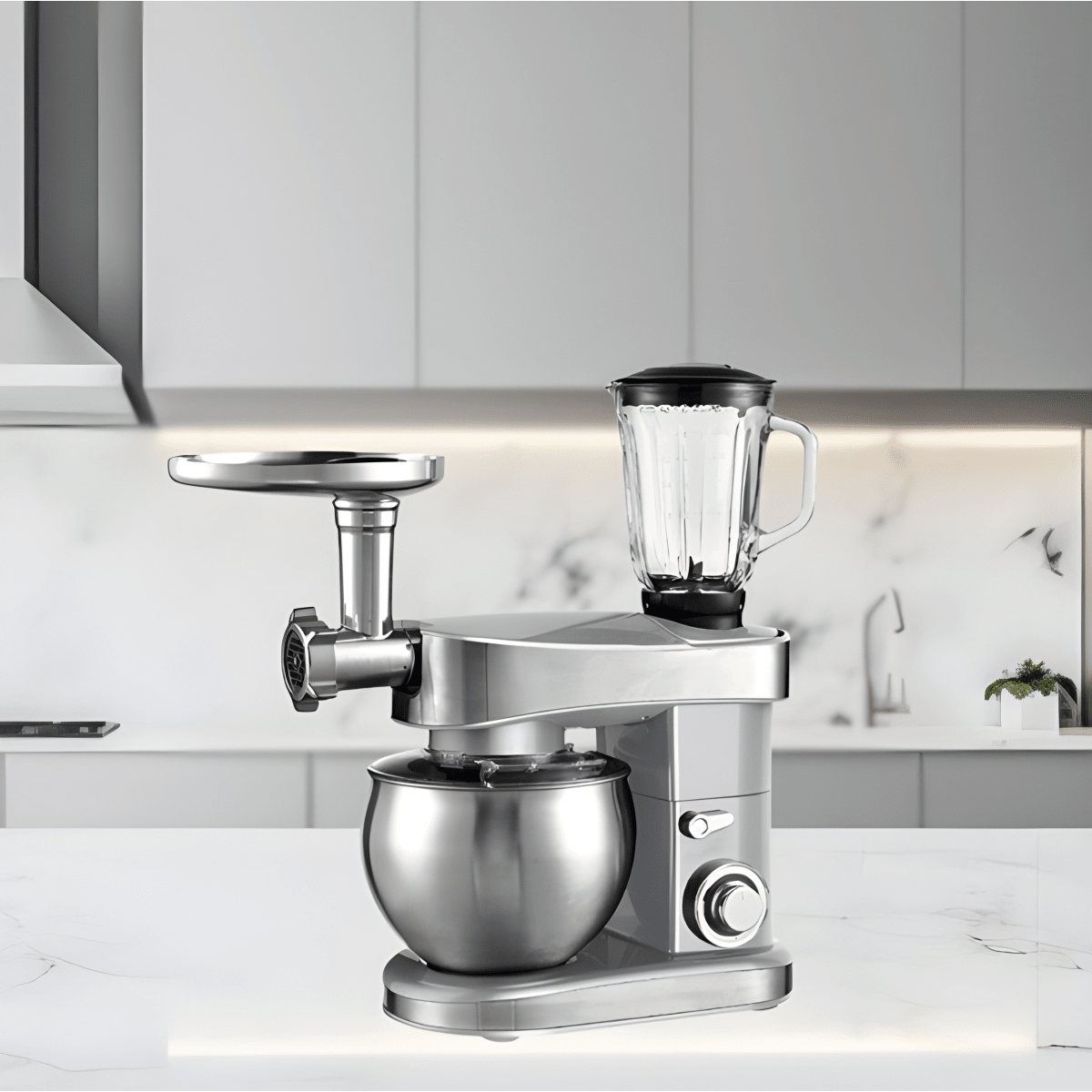 מיקסר מקצועי 1200W עם בלנדר וטוחן בשר SAUTER