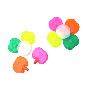 Flower-Shaped Highlighters Set of 5 - Brighten Your Notes
