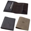 Premium Camel Leather Passport Cover by Gevoni