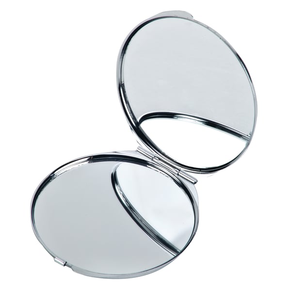 Premium Brushed Metal Pocket Mirror