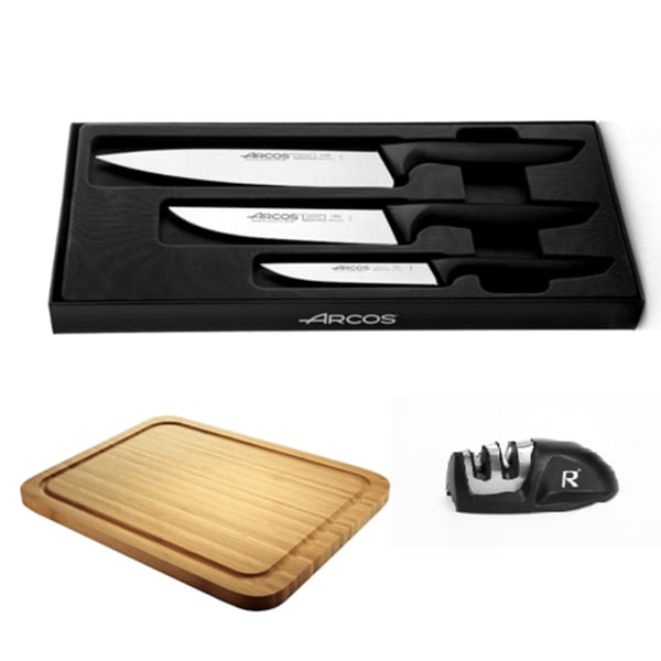 Professional Knife Set with Cutting Board - Premium Employee Gift
