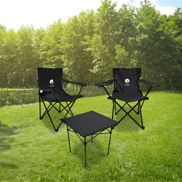 Foldable Camping Set: Two Chairs and Table by CLIMAX
