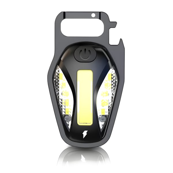 פנס COB עוצמתי עם פותחן ושאקל 5 מצבים