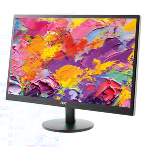 מסך LED איכותי AOC 21.5 אינץ' עם HDMI ו-VGA