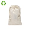 Small Cotton Bag with Drawstring Closure