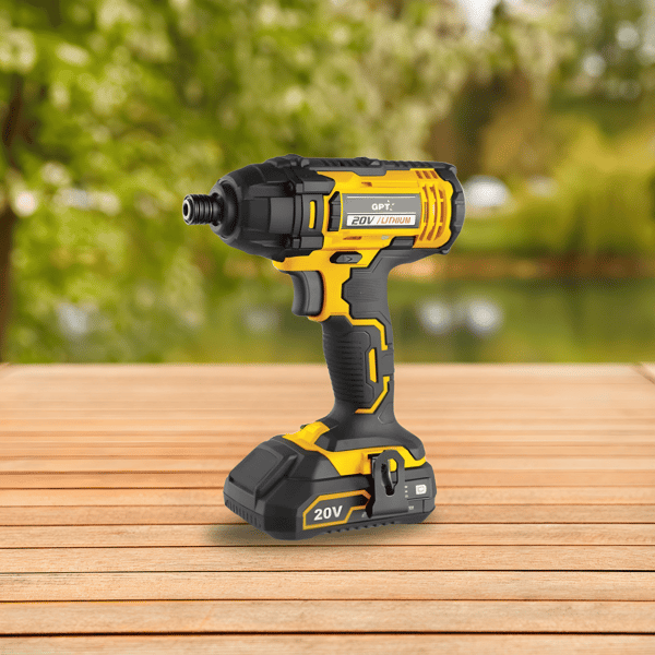 מברגת אימפקט עוצמתית 20V מבית GPT עם סוללה