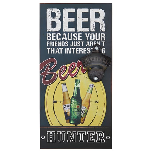 פותחן בירה לתלייה "BEER HUNTER" על קיר