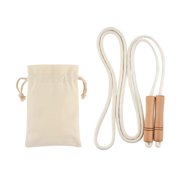 Premium Cotton Jump Rope with Wooden Handles