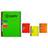 Polypropylene Notebook with Sticky Flags + Pen - Perfect Organizational Solution